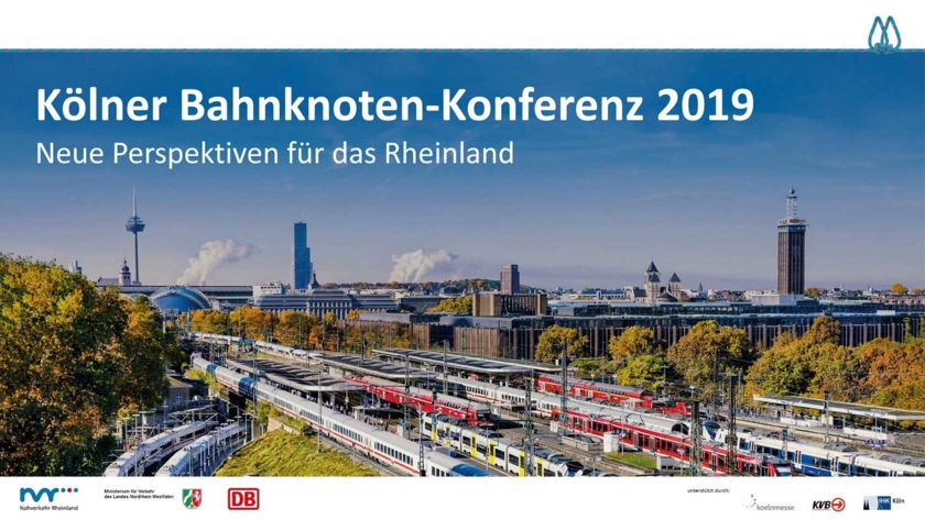 Kölner Bahnknoten-Konferenz 2019 - Titelbild