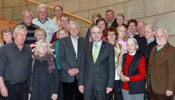 21 Mitglieder der Senioren Union Overath besuchten Rainer Deppe im Landtag und konnten am Wirkungsort des Landtagsabgeordneten wichtige Themen aus Sicht der Senioren zur Sprache bringen.