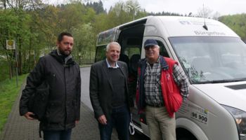 Bürgerbus Kürten: v.l.n.r. Benjamin Schmidt, Rainer Deppe, Alfred Hoheiser