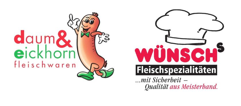 Logo Daum & Eickhorn Fleischwaren aus Wermelskirchen und Wünsch’s Fleischspezialitäten aus Bergisch Gladbach